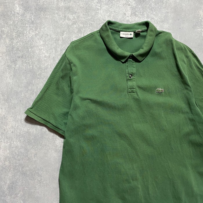 【3XLサイズ】ラコステ　ワンポイント　ワニロゴ　グリーン　ポロシャツ | Vintage.City 빈티지숍, 빈티지 코디 정보