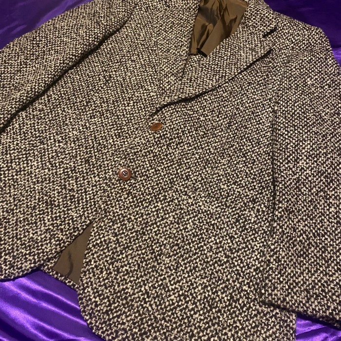 Tweed 2B Tailored Jacket | Vintage.City 古着屋、古着コーデ情報を発信