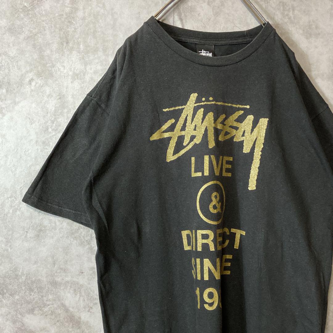 STUSSY flower print T-shirt size M 配送A ステューシー フラワー