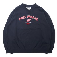 Lee SPORT 90年代 NHL Vネック スウェット ホッケーシャツ XL ブラック コットン RED WINGS ビッグサイズ | Vintage.City 古着屋、古着コーデ情報を発信