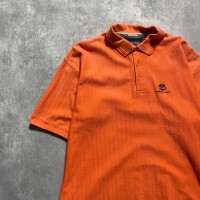 【XLサイズ相当】90's ティンバーランド　刺繍ワンポイントロゴ　オレンジ　ポロシャツ | Vintage.City 古着屋、古着コーデ情報を発信