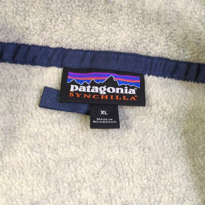 [126] パタゴニア シンチラ  patagonia SYNCHILLA フリース スナップT アイボリー XL | Vintage.City 古着屋、古着コーデ情報を発信