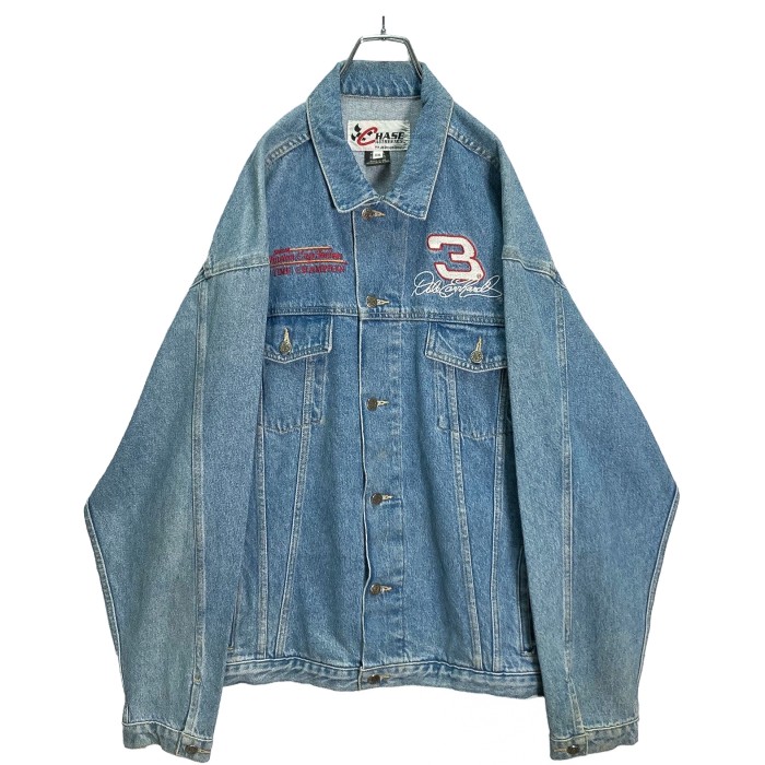 90s CHASE/NASCAR Goodwrench Service denim jacket | Vintage.City 빈티지숍, 빈티지 코디 정보