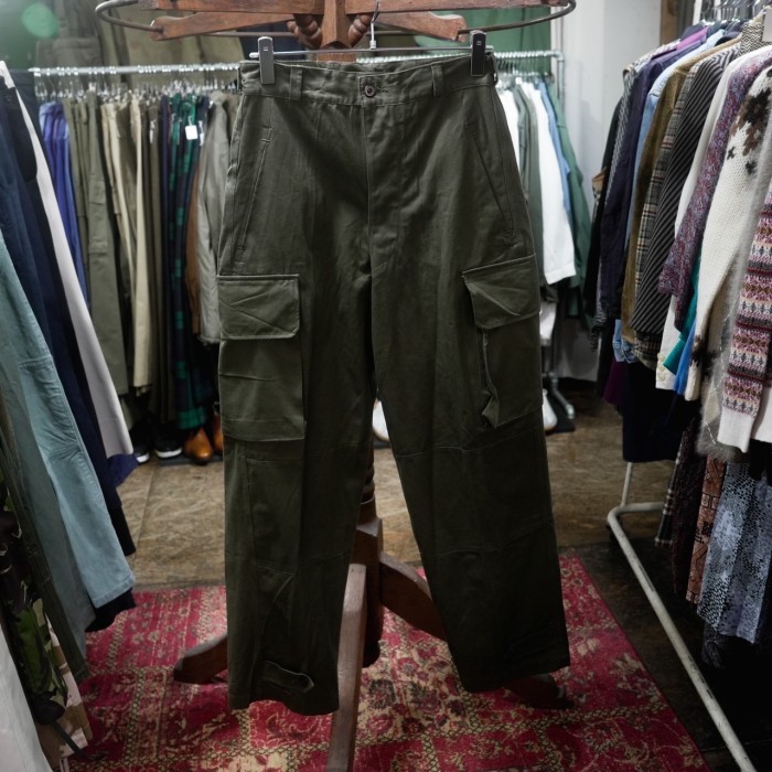 50〜60’s French Military M-47 Cargo Pants Late Type Size 31【DEADSTOCK】 | Vintage.City 古着屋、古着コーデ情報を発信