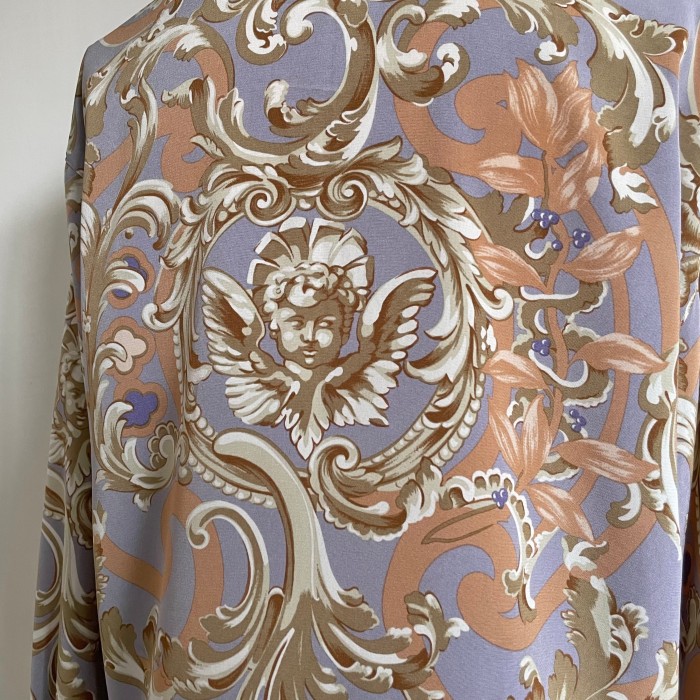 pastel arabesque pattern shirt 〈レトロ古着 パステル アラベスク柄 シャツ 日本製 〉 | Vintage.City 古着屋、古着コーデ情報を発信