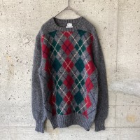 Harrods Made in Scotland argyle knit | Vintage.City 빈티지숍, 빈티지 코디 정보