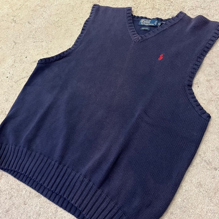 90s Ralph Lauren　cotton Knit vest /ラルフローレン　コットン　ニット　ベスト | Vintage.City Vintage Shops, Vintage Fashion Trends