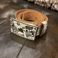 made in Spain leather belt | Vintage.City 古着屋、古着コーデ情報を発信