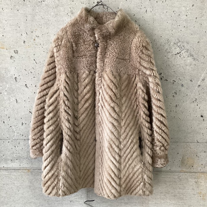 Switched shearling jacket | Vintage.City 古着屋、古着コーデ情報を発信