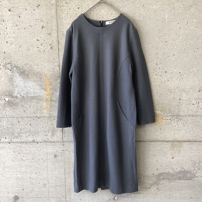 gray knit dress | Vintage.City 古着屋、古着コーデ情報を発信