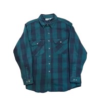 90's Five brother heavy flannel shirt | Vintage.City 古着屋、古着コーデ情報を発信