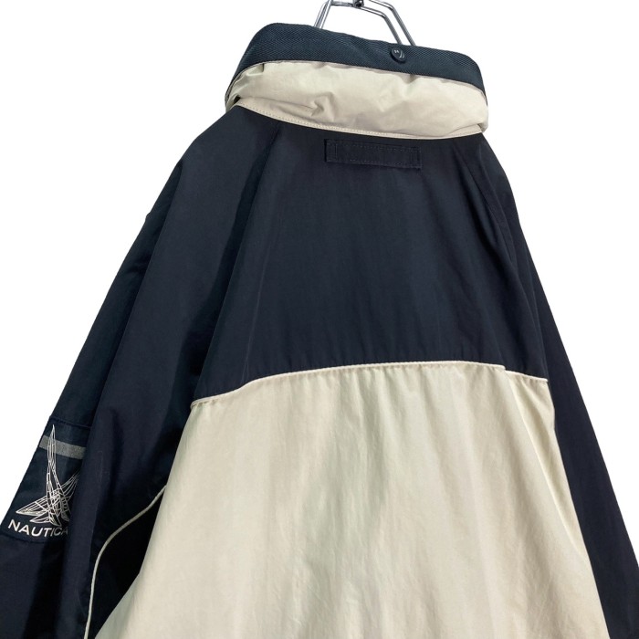 NAUTICA 00s zip-up bi-color sailing jacket | Vintage.City 古着屋、古着コーデ情報を発信