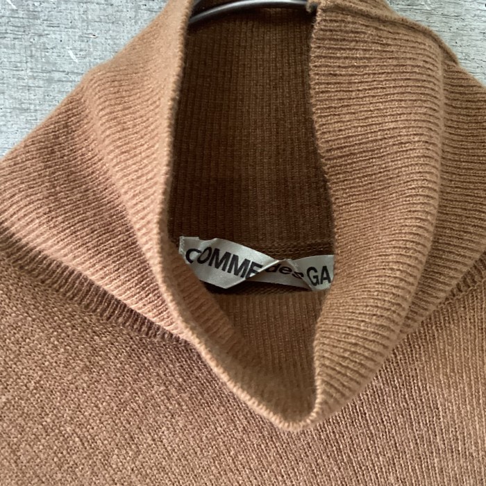 COMME des GARCONS 80’s brown knit dress | Vintage.City 古着屋、古着コーデ情報を発信