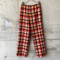 PENDOLETON Made in USA 70’s check pants | Vintage.City 古着屋、古着コーデ情報を発信