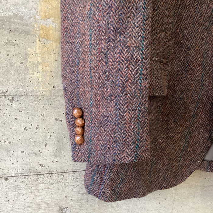 Harris Tweed wool jacket | Vintage.City 古着屋、古着コーデ情報を発信