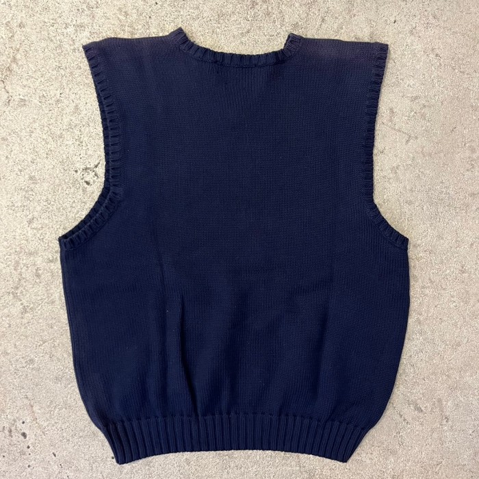 90s Ralph Lauren　cotton Knit vest /ラルフローレン　コットン　ニット　ベスト | Vintage.City 古着屋、古着コーデ情報を発信