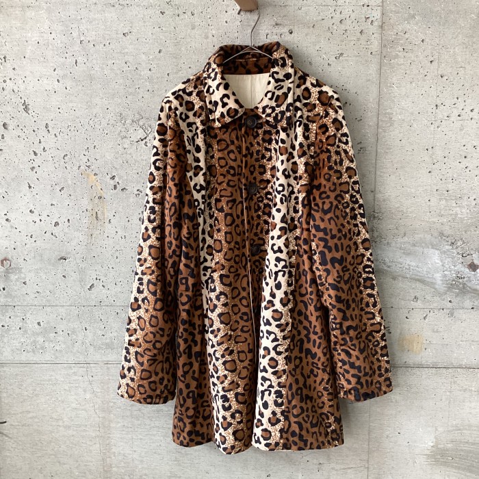 leopard print reversible coat | Vintage.City 빈티지숍, 빈티지 코디 정보