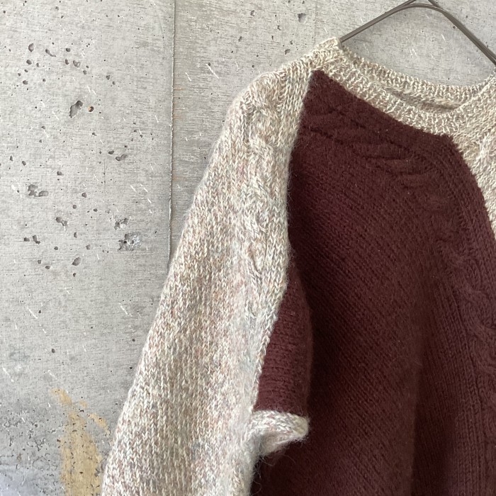 Switched dolman type knit | Vintage.City 빈티지숍, 빈티지 코디 정보