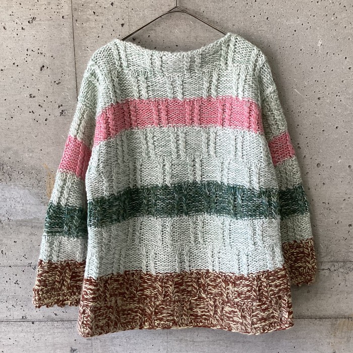 Low gauge border knit | Vintage.City 빈티지숍, 빈티지 코디 정보