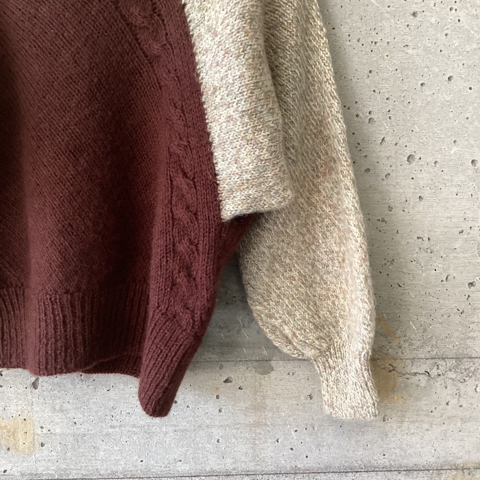 Switched dolman type knit | Vintage.City 빈티지숍, 빈티지 코디 정보