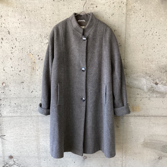 Made in Italy gray coat | Vintage.City 古着屋、古着コーデ情報を発信