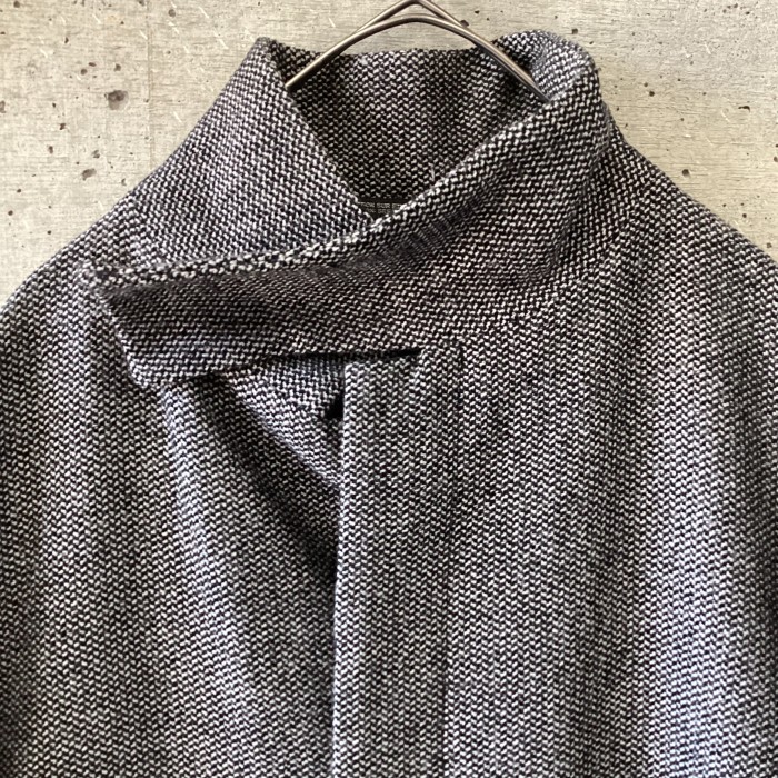 yohji yamamoto NOIR straight long coat | Vintage.City 古着屋、古着コーデ情報を発信