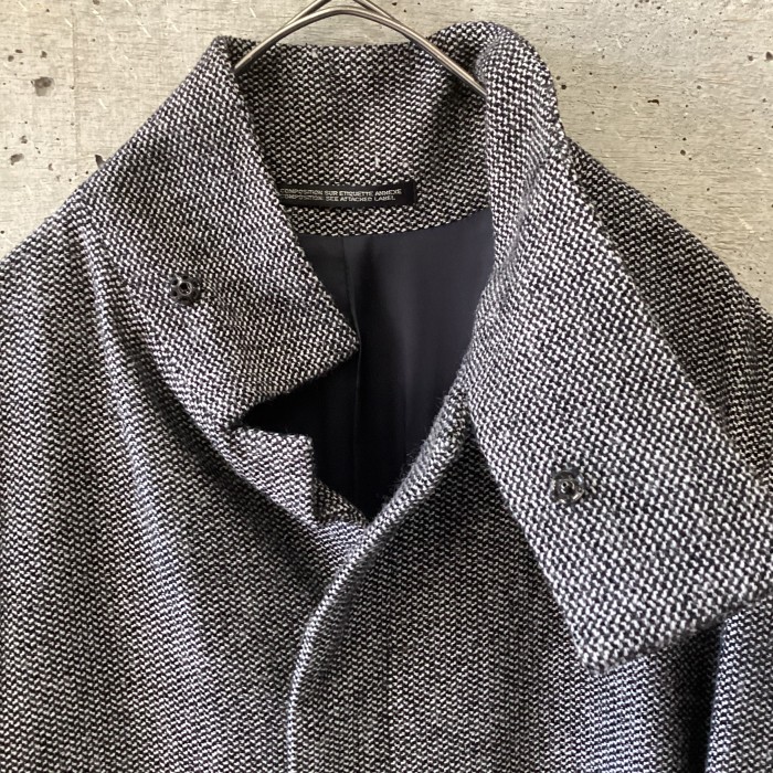 yohji yamamoto NOIR straight long coat | Vintage.City 빈티지숍, 빈티지 코디 정보