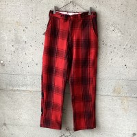 red check wool pants | Vintage.City 古着屋、古着コーデ情報を発信