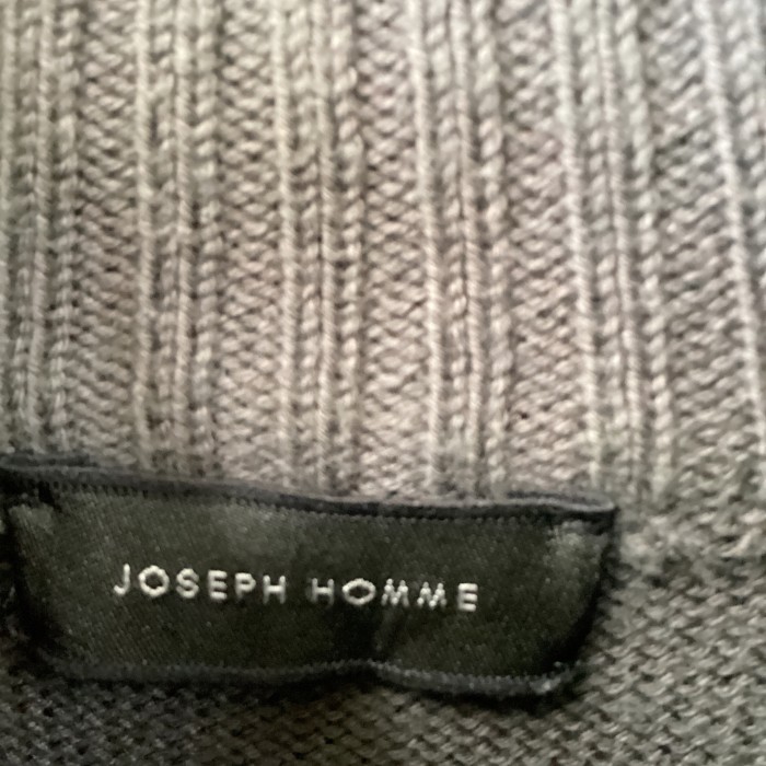 JOSEPH HOMME gray zip knit cardigan | Vintage.City 古着屋、古着コーデ情報を発信