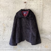 Karakuru Lamb Eco Fur Jacket | Vintage.City 古着屋、古着コーデ情報を発信