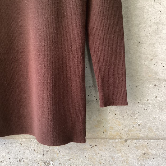 Christian Dior dark brown high neck knit | Vintage.City 빈티지숍, 빈티지 코디 정보