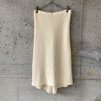 INTOCA Off-white deformed knit skirt | Vintage.City 빈티지숍, 빈티지 코디 정보
