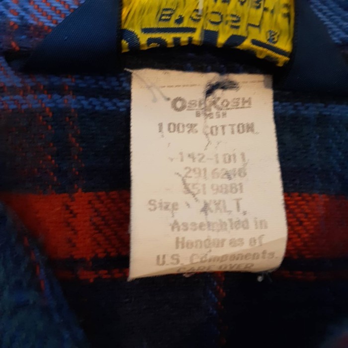 OSHKOSH check  flannel shirt(Big size) | Vintage.City 빈티지숍, 빈티지 코디 정보