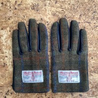 Harris Tweed Wool x leather switching gloves | Vintage.City Vintage Shops, Vintage Fashion Trends