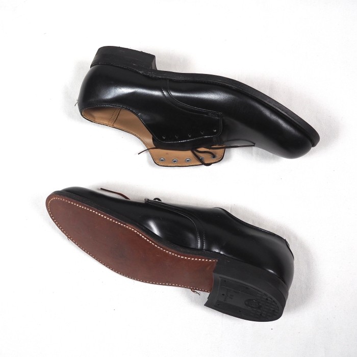 【NOS】70's U.S.NAVY oxford leather service shoes 9.5N D.J.Leavenworth /アメリカ軍 レザー サービスシューズ | Vintage.City 빈티지숍, 빈티지 코디 정보