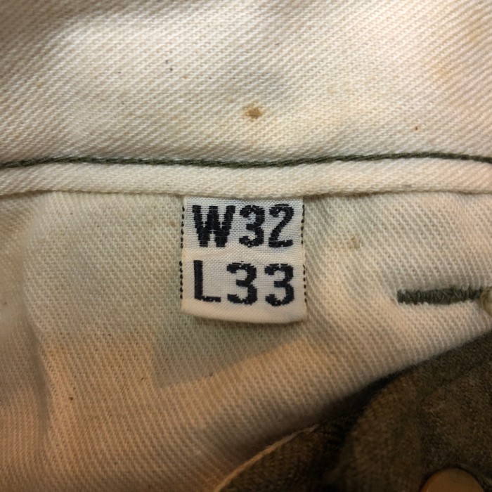 貴重 40s USMC 米軍実物 FIELD TROUSERS WOOL 米軍実物 M-43 ウール トラウザーズ パンツ 30s スラックス ミリタリー 大戦 WW2 76cm | Vintage.City 古着屋、古着コーデ情報を発信