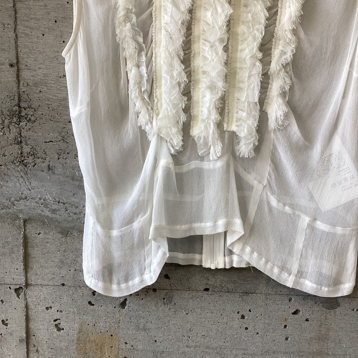 COMME des GARÇONS COMME des GARÇONS made in france lace blouse | Vintage.City 古着屋、古着コーデ情報を発信