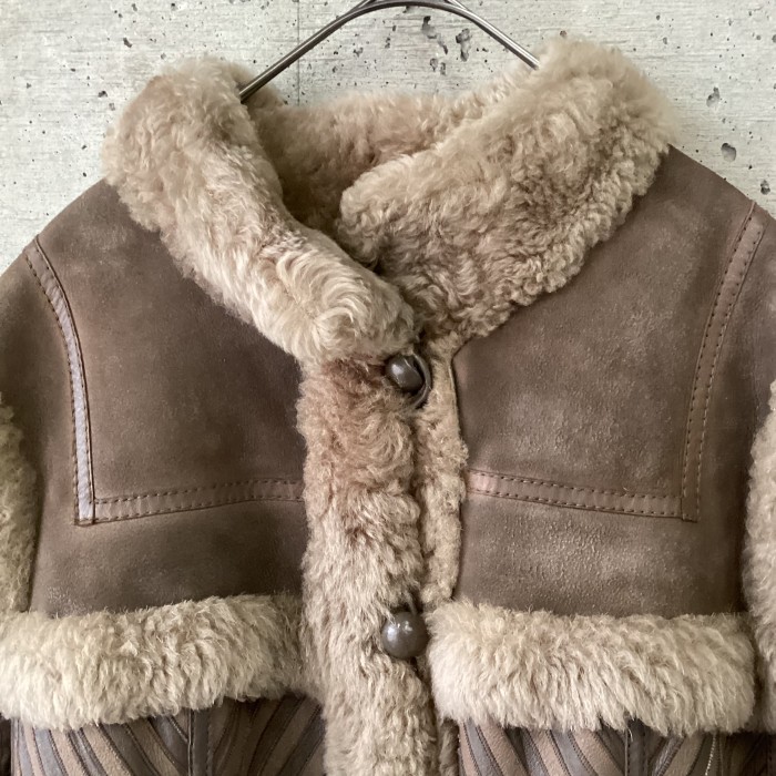 Switched shearling jacket | Vintage.City 빈티지숍, 빈티지 코디 정보