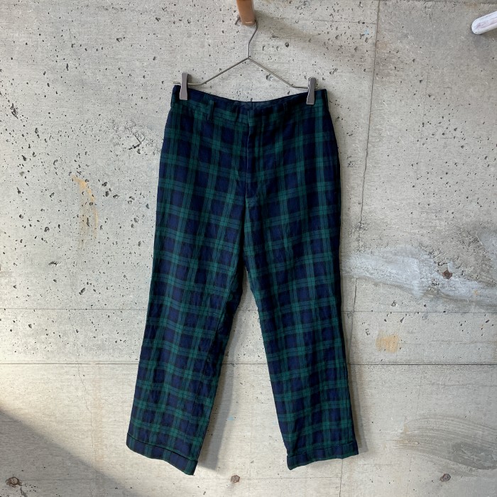 Japan vintage plaid wool pants | Vintage.City 古着屋、古着コーデ情報を発信