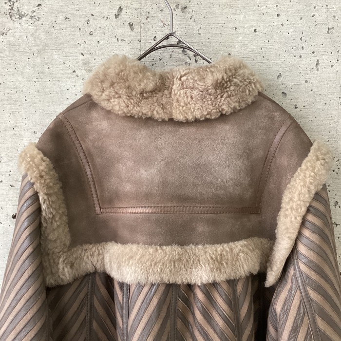 Switched shearling jacket | Vintage.City 古着屋、古着コーデ情報を発信