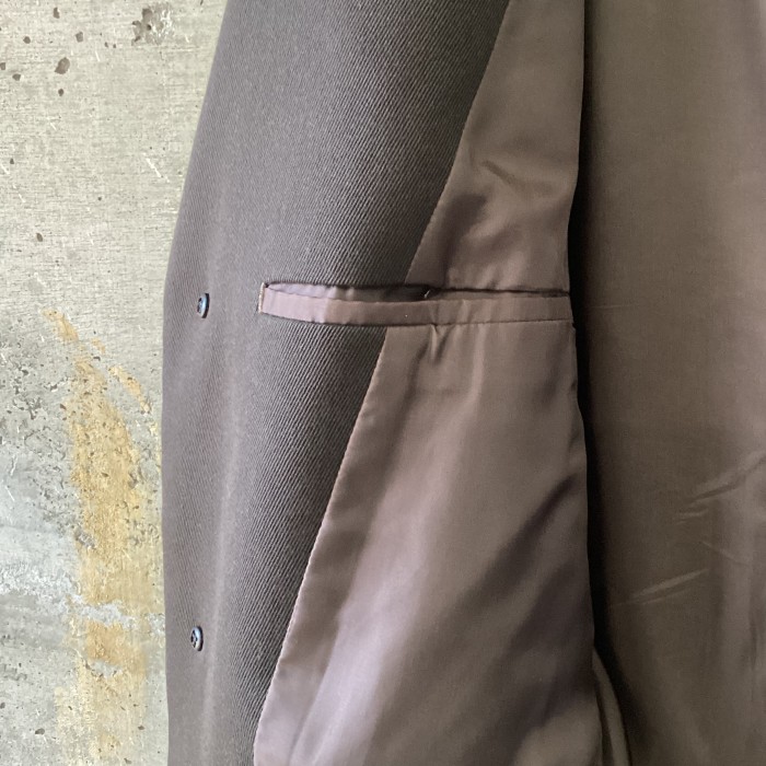 allegri dark brown wool coat | Vintage.City 古着屋、古着コーデ情報を発信