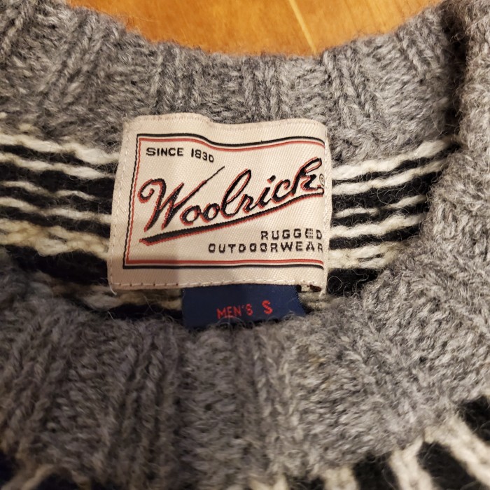 ウールリッチ　Woolrich ニット セーターノルディック柄　メンズ | Vintage.City 빈티지숍, 빈티지 코디 정보