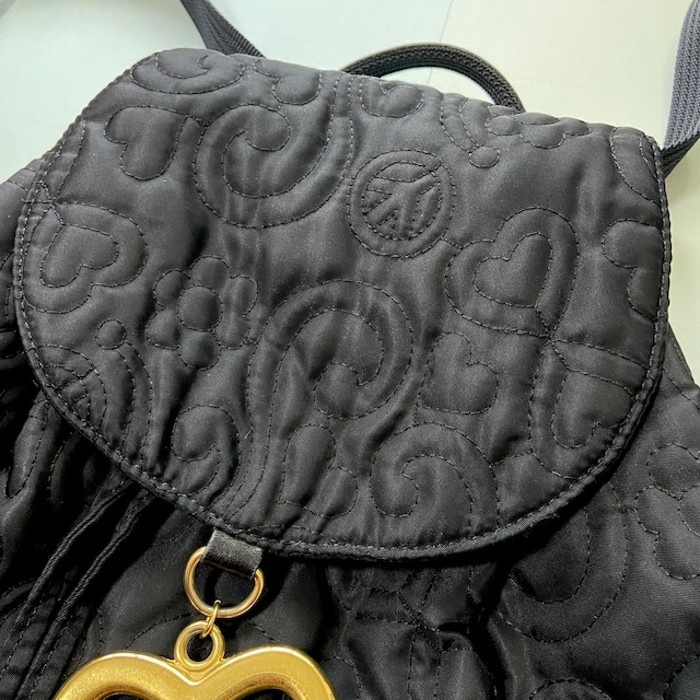 MOSCHINO | gold heart charm backpack | Vintage.City 古着屋、古着コーデ情報を発信