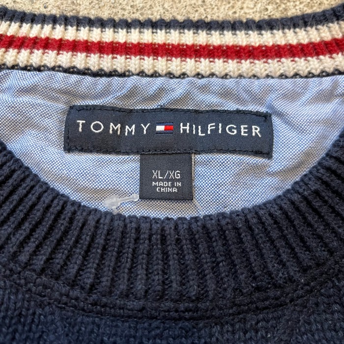TOMMY HILFIGER cotton  knit/トミーヒルフィガー コットン ニット | Vintage.City 古着屋、古着コーデ情報を発信