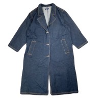 18/20size denim long coat 24021602 デニムコート ロングコート アウター | Vintage.City Vintage Shops, Vintage Fashion Trends