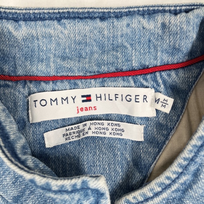 Msize Tommy Hilfiger denim long coat 24021604 トミーヒルフィガー デニムロングコート アウター レディース | Vintage.City 빈티지숍, 빈티지 코디 정보