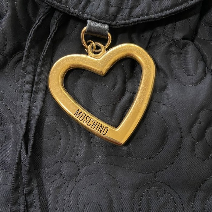 MOSCHINO | gold heart charm backpack | Vintage.City 古着屋、古着コーデ情報を発信