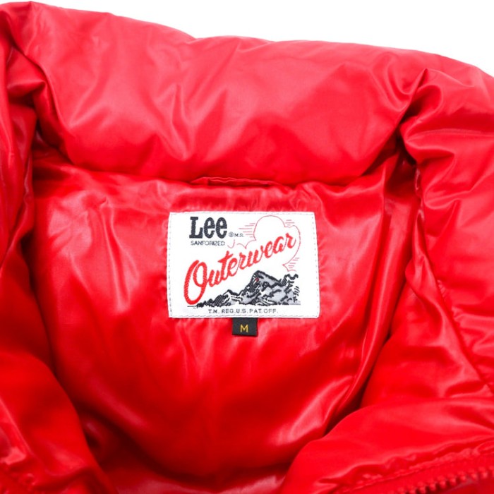 Lee Outerwear ダウンジャケット M レッド ナイロン 19410-209 未使用品 | Vintage.City 古着屋、古着コーデ情報を発信