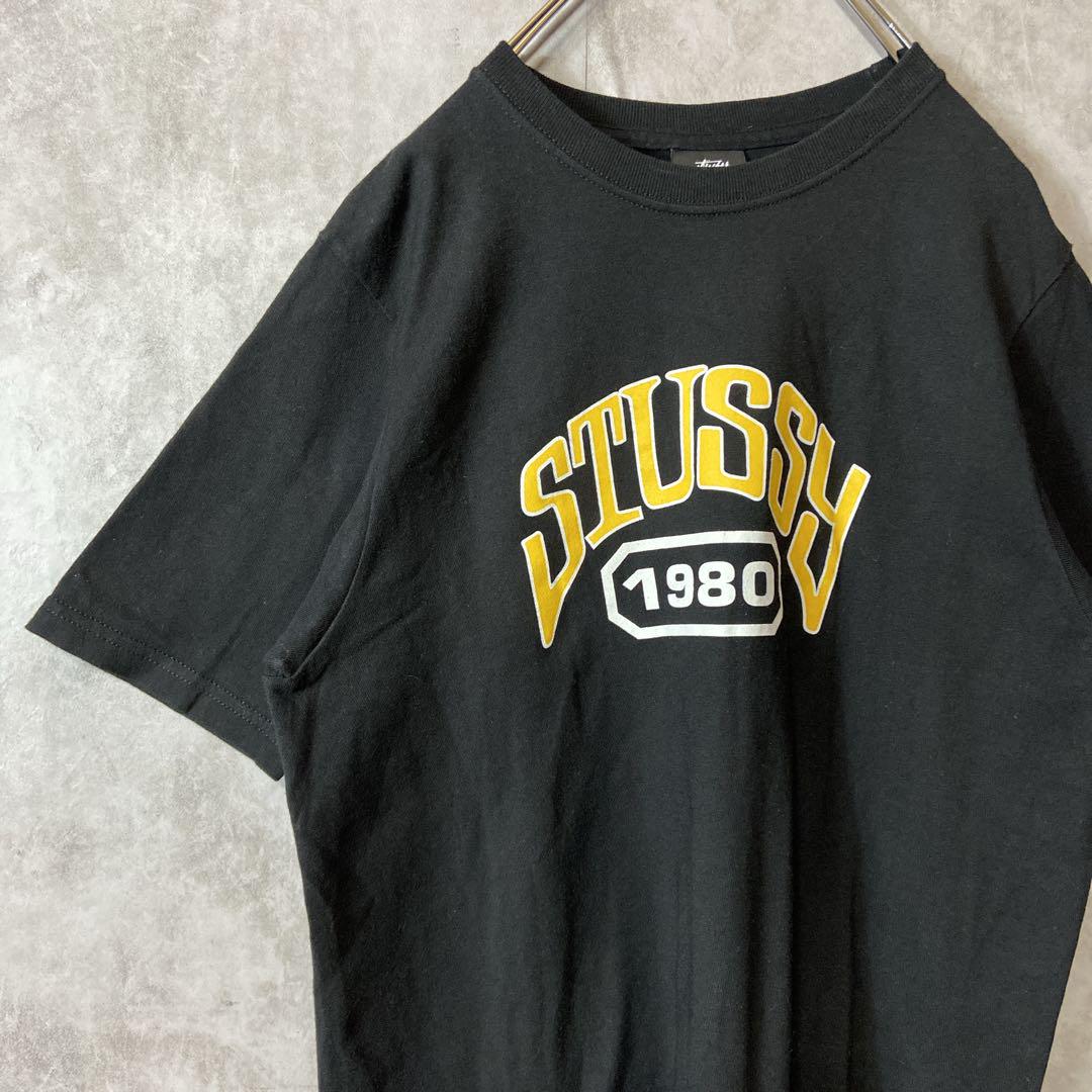 STUSSY arch logo print T-shirt size M 配送A ステューシー