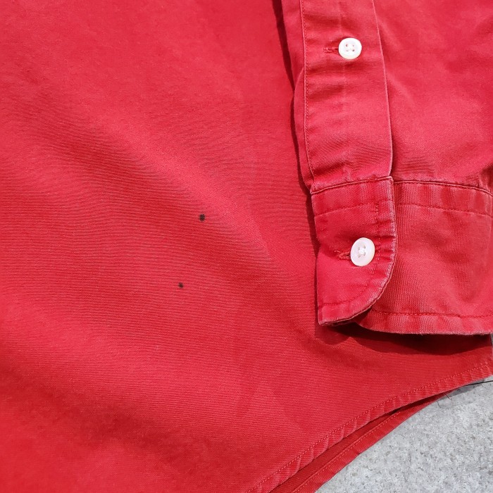 ralph lauren ラルフローレン 長袖bdボタンダウンシャツ 古着赤刺繍 | Vintage.City 빈티지숍, 빈티지 코디 정보